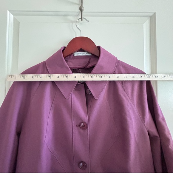Vintage Misty Harbor pink trench coat EUC - Picture 5 of 6